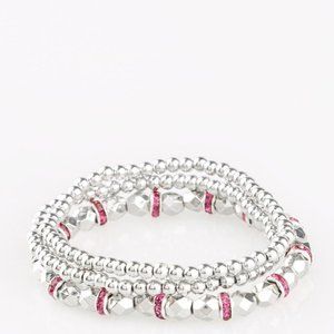 Paparazzi Let There BEAM Light Pink Bracelet